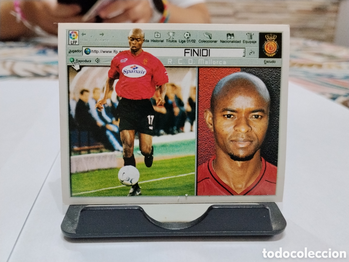 Cromos de f&uacute;tbol: Finidi / 2001-2002 / Colecciones este