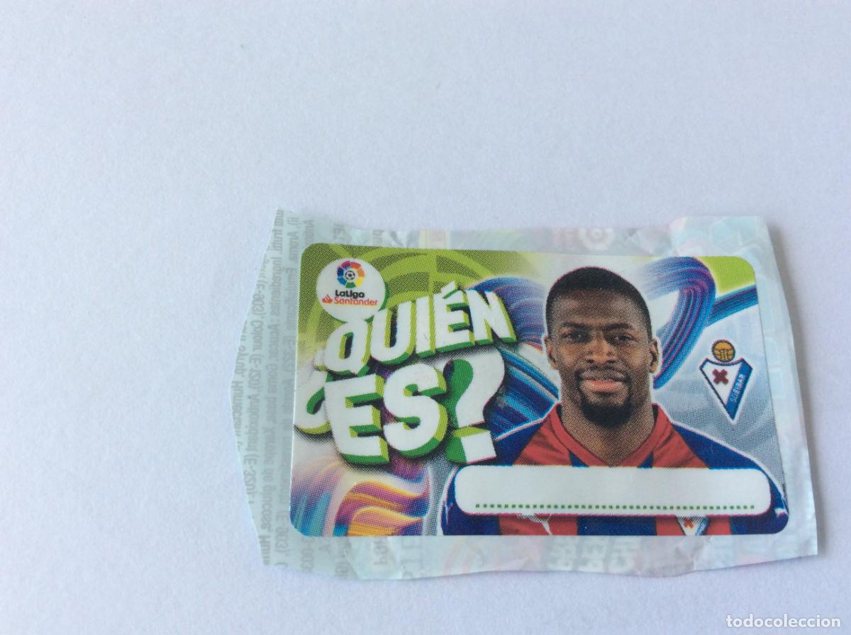 Cromos de f&uacute;tbol: &iquest;Qui&eacute;n es? Pape Diop Eibar Chicle Liga Este 2019 2020 19 20 Panini