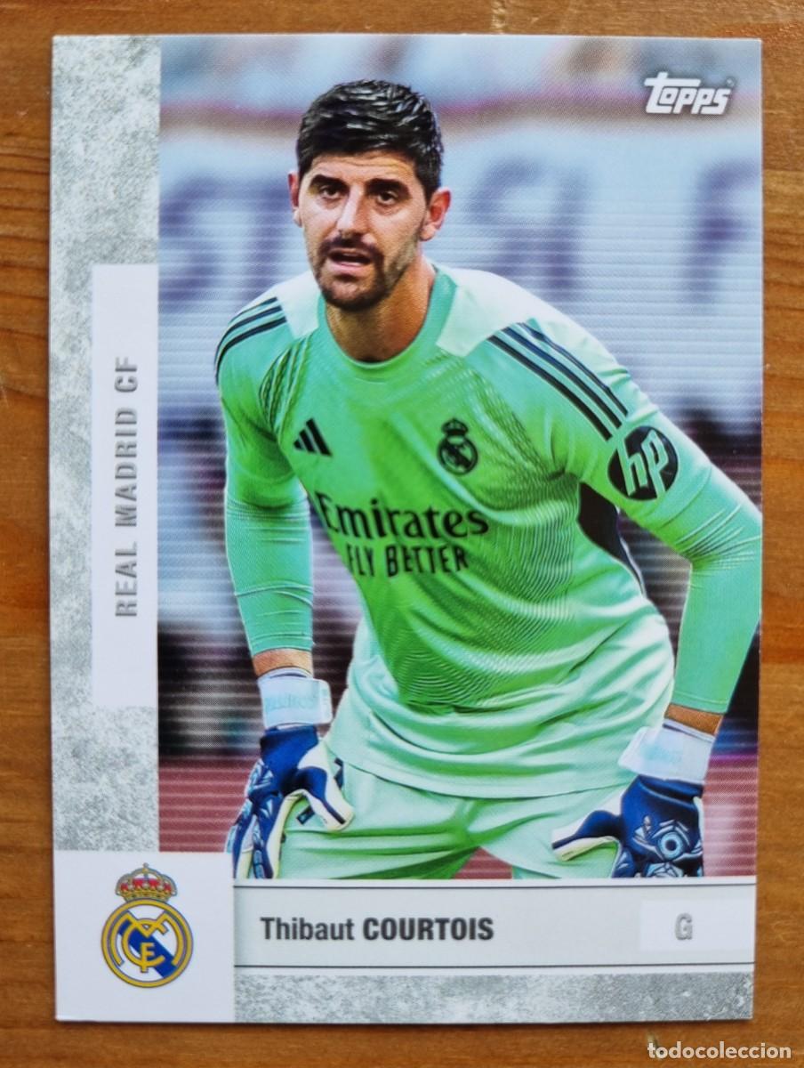 Cromos de f&uacute;tbol: 1 Thibaut COURTOIS (Real Madrid CF). Topps Real Madrid CF Team Set 2025 2026 25 26