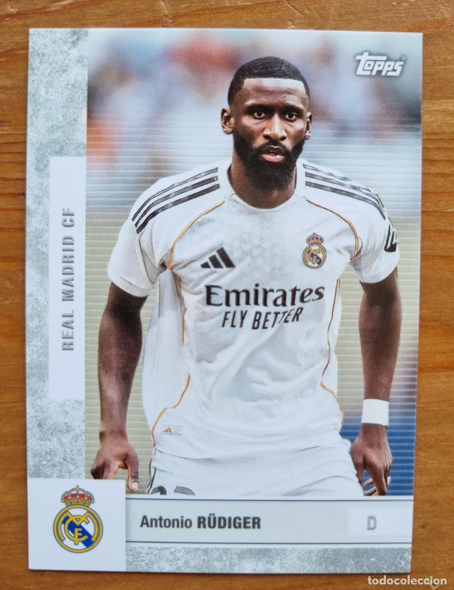 Cromos de f&uacute;tbol: 4 Antonio R&Uuml;DIGER (Real Madrid CF). Topps Real Madrid CF Team Set 2025 2026 25 26