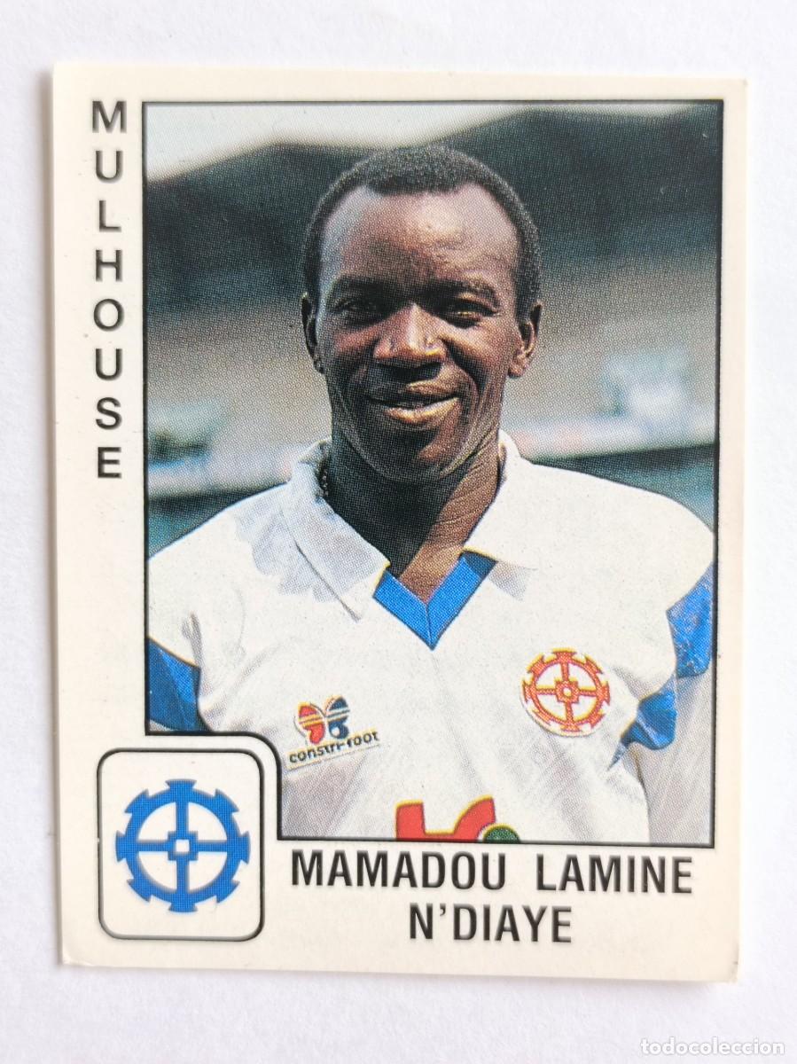 Cromos de f&uacute;tbol: #210 MAMADOU LAMINE N'DIAYE (MULHOUSE) LIGUE 1 FOOT 90 PANINI