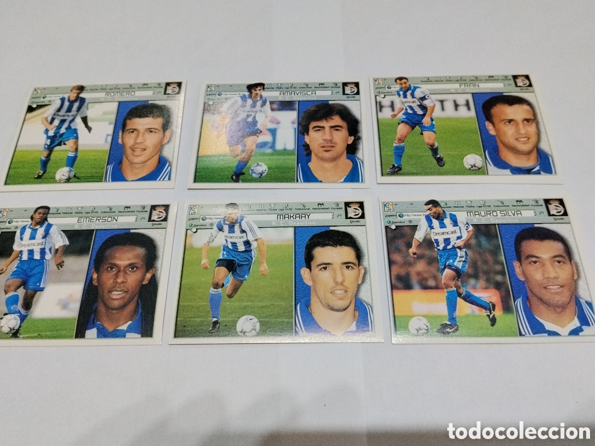 Cromos de f&uacute;tbol: Deportivo de la Coru&ntilde;a