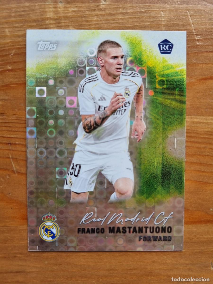 Cromos de f&uacute;tbol: 26 Franco MASTANTUONO (Real Madrid CF) HALO. Topps Real Madrid CF Team Set 2025 2026 25 26