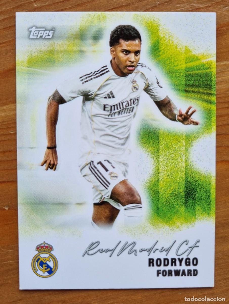 Cromos de f&uacute;tbol: 29 RODRYGO (Real Madrid CF). Topps Real Madrid CF Team Set 2025 2026 25 26