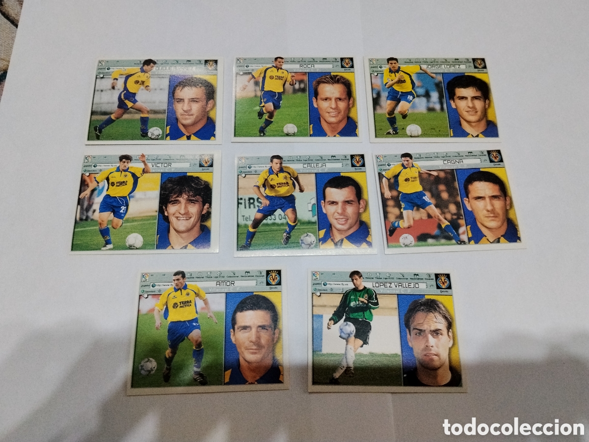 Cromos de f&uacute;tbol: Villarreal / 2001-2002 / Colecciones este
