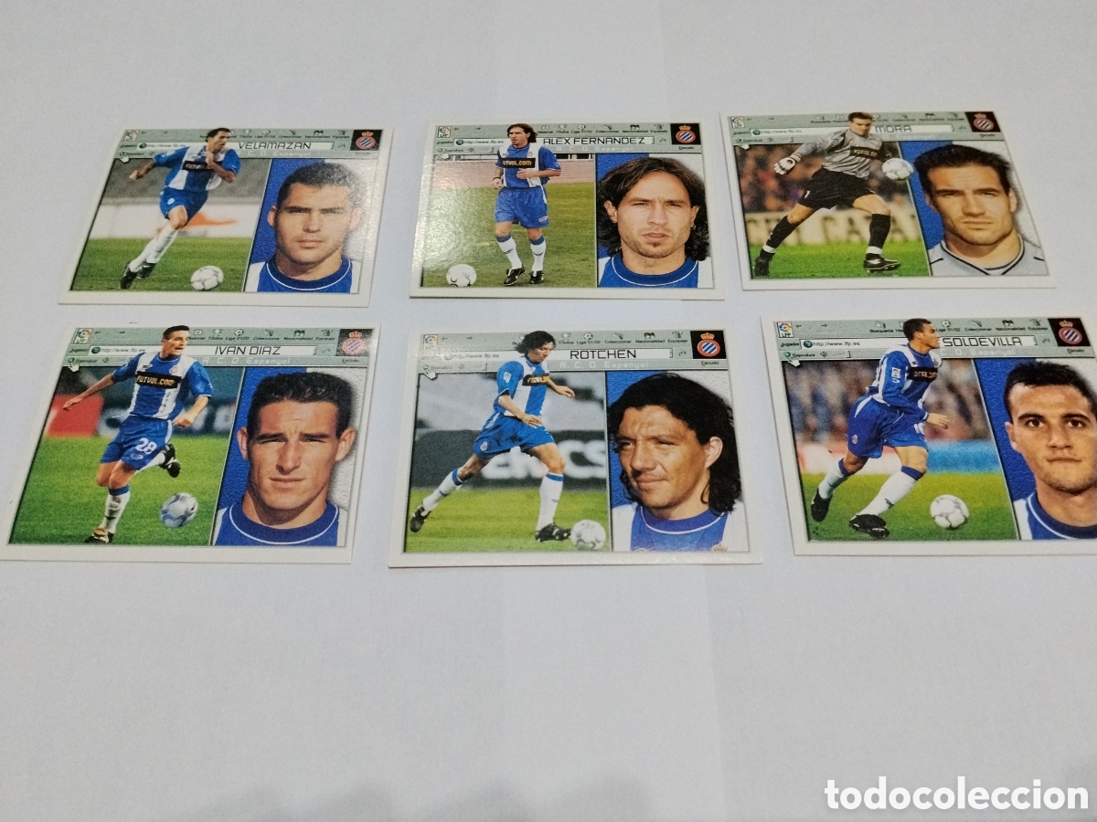 Cromos de f&uacute;tbol: Espanyol / 2001-2002 / Colecciones este