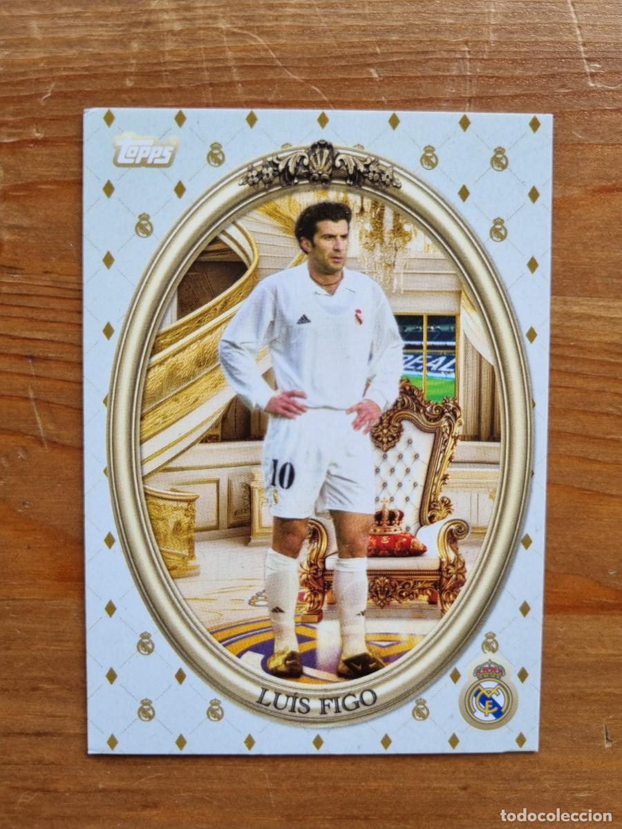 Cartes &agrave; collectionner de Football: 47 Luis FIGO (Real Madrid CF) TROPHY WON. Topps Real Madrid CF Team Set 2025 2026 25 26
