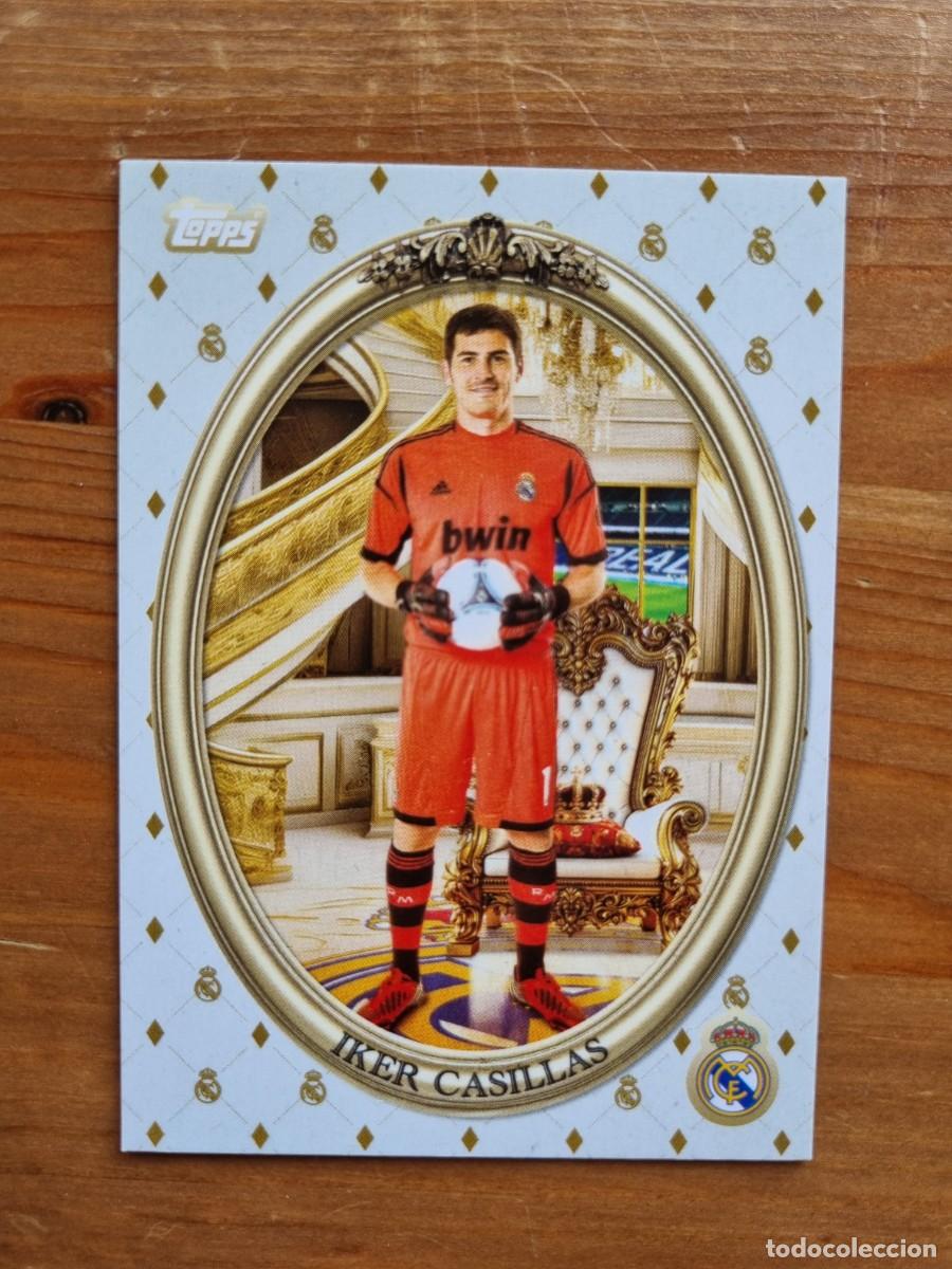 Cromos de f&uacute;tbol: 48 Iker CASILLAS (Real Madrid CF) TROPHY WON. Topps Real Madrid CF Team Set 2025 2026 25 26