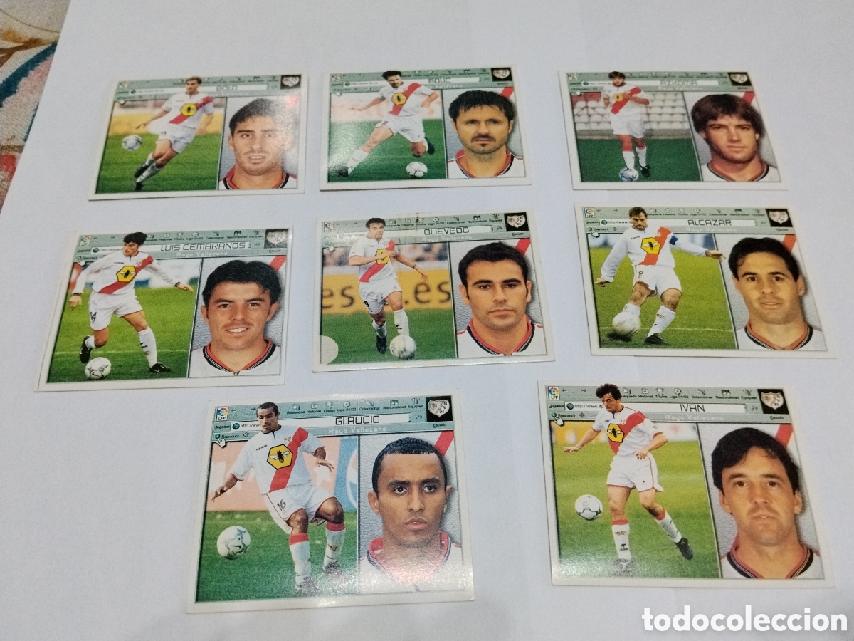 Cromos de f&uacute;tbol: Rayo Vallecano/ 2001-2002 / colecciones este