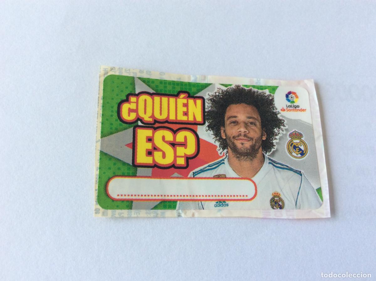 Cromos de f&uacute;tbol: &iquest;Qui&eacute;n es? Marcelo Real Madrid Chicle Liga Este 2018 2019 18 19 Panini