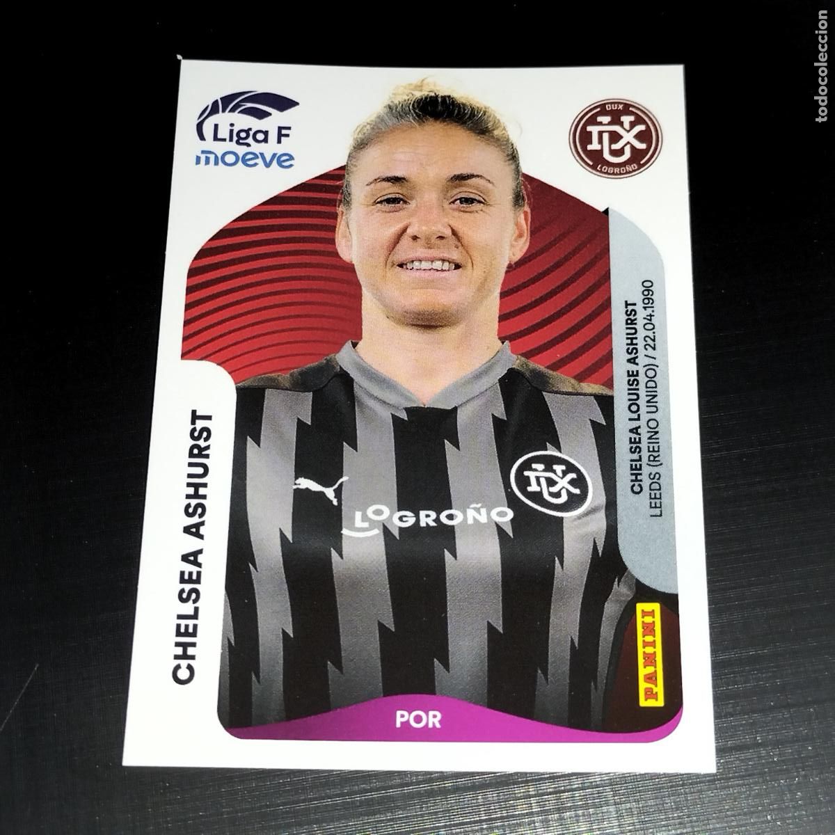 Cromos de f&uacute;tbol: 145 CHELSEA ASHURST DUX LOGRO&Ntilde;O CROMOS LIGA F MOEVE FEMENINA PANINI 2025 2026 25 26