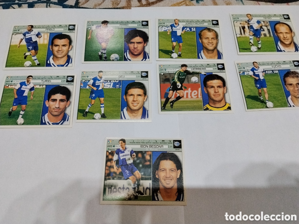 Cromos de f&uacute;tbol: Deportivo Alav&eacute;s / 2001-2002 / colecciones este