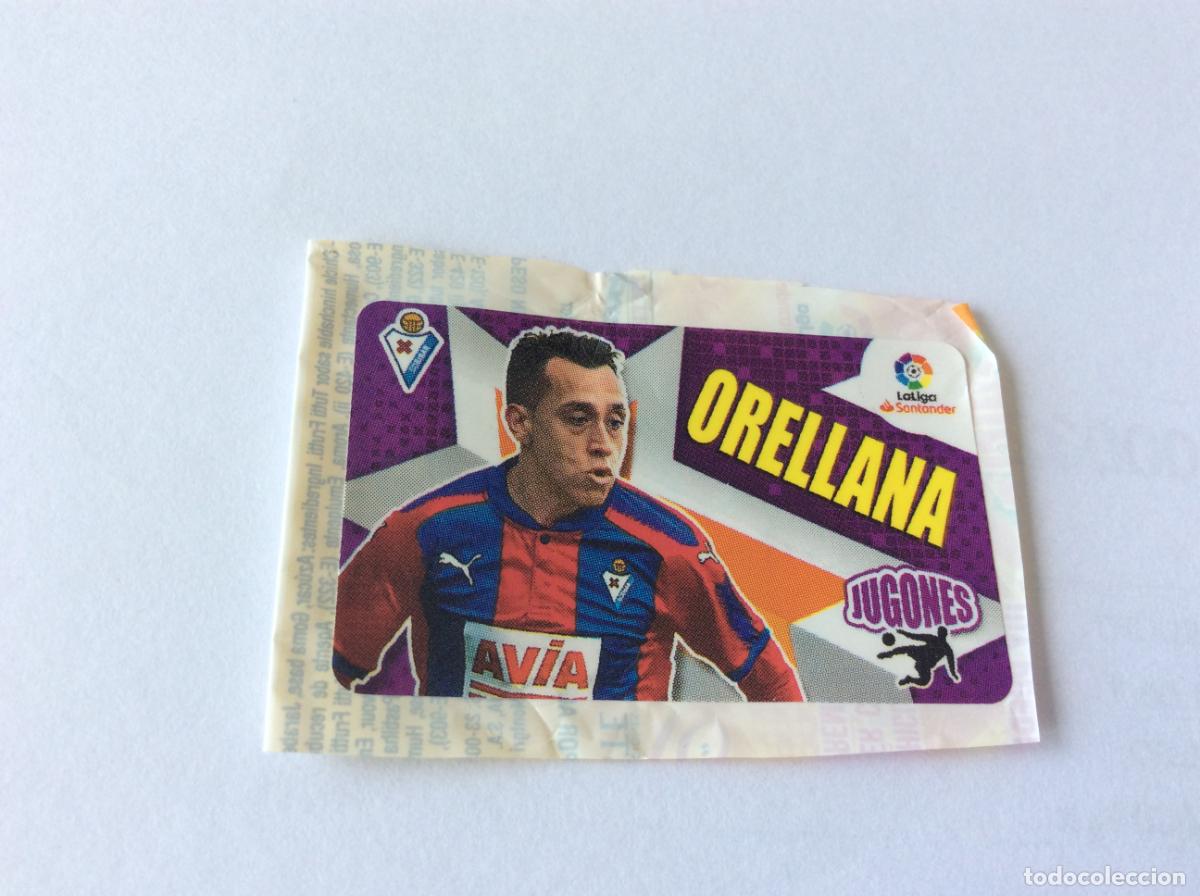 Cromos de f&uacute;tbol: Jugones Orellana Eibar Chicle Liga Este 2018 2019 18 19 Panini