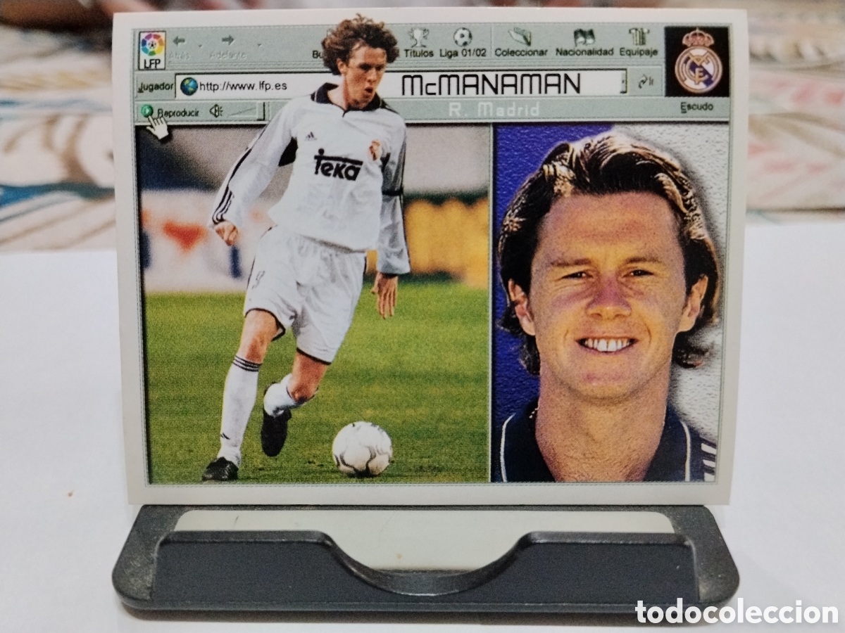 Cromos de f&uacute;tbol: McManaman / 2001-2002 / Colecciones este