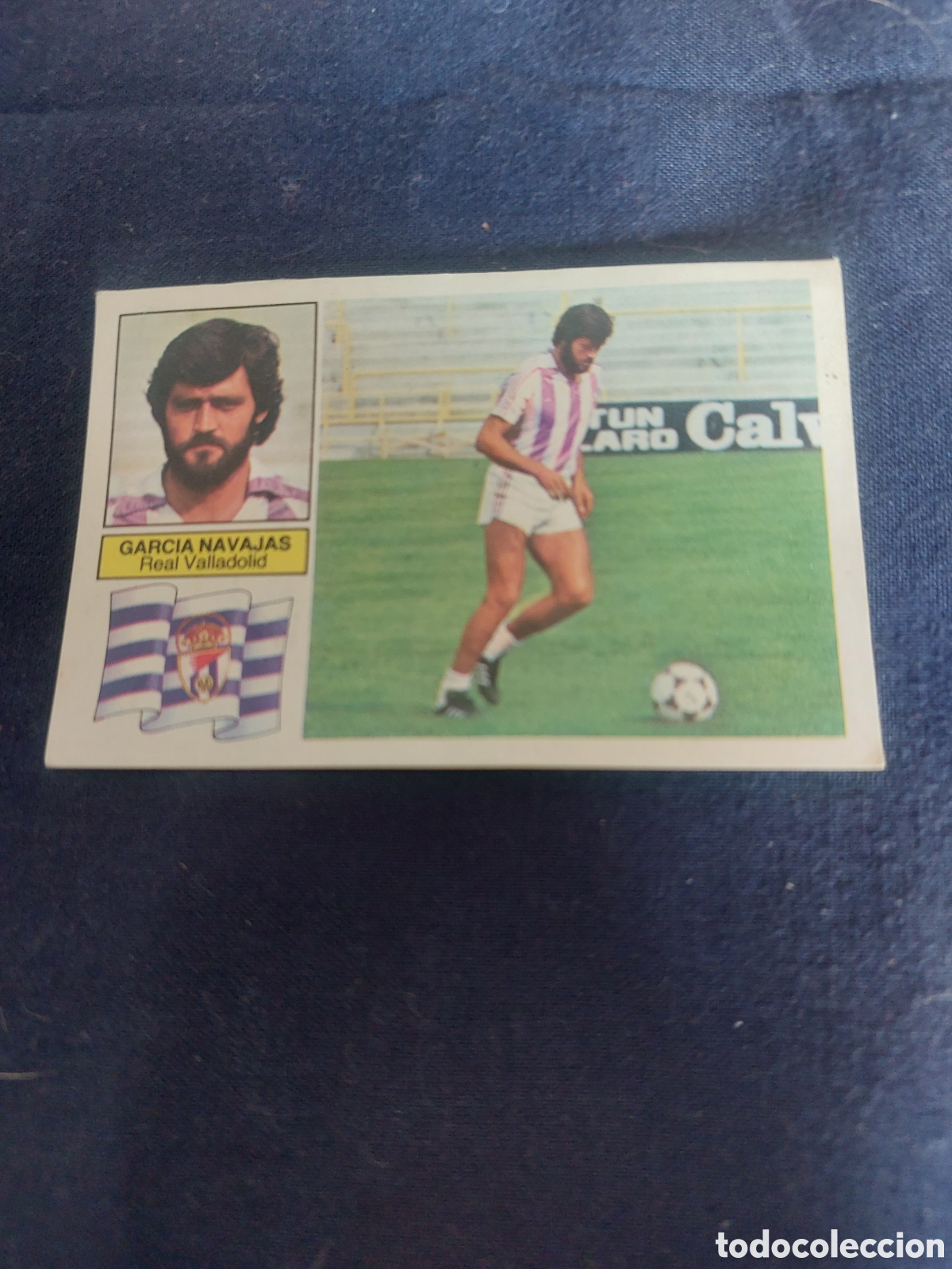 Cromos de f&uacute;tbol: Garcia navajas fichaje 18 Valladolid 82/83