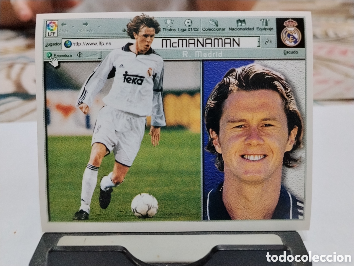 Cromos de f&uacute;tbol: McManaman / 2001-2002 / Colecciones este