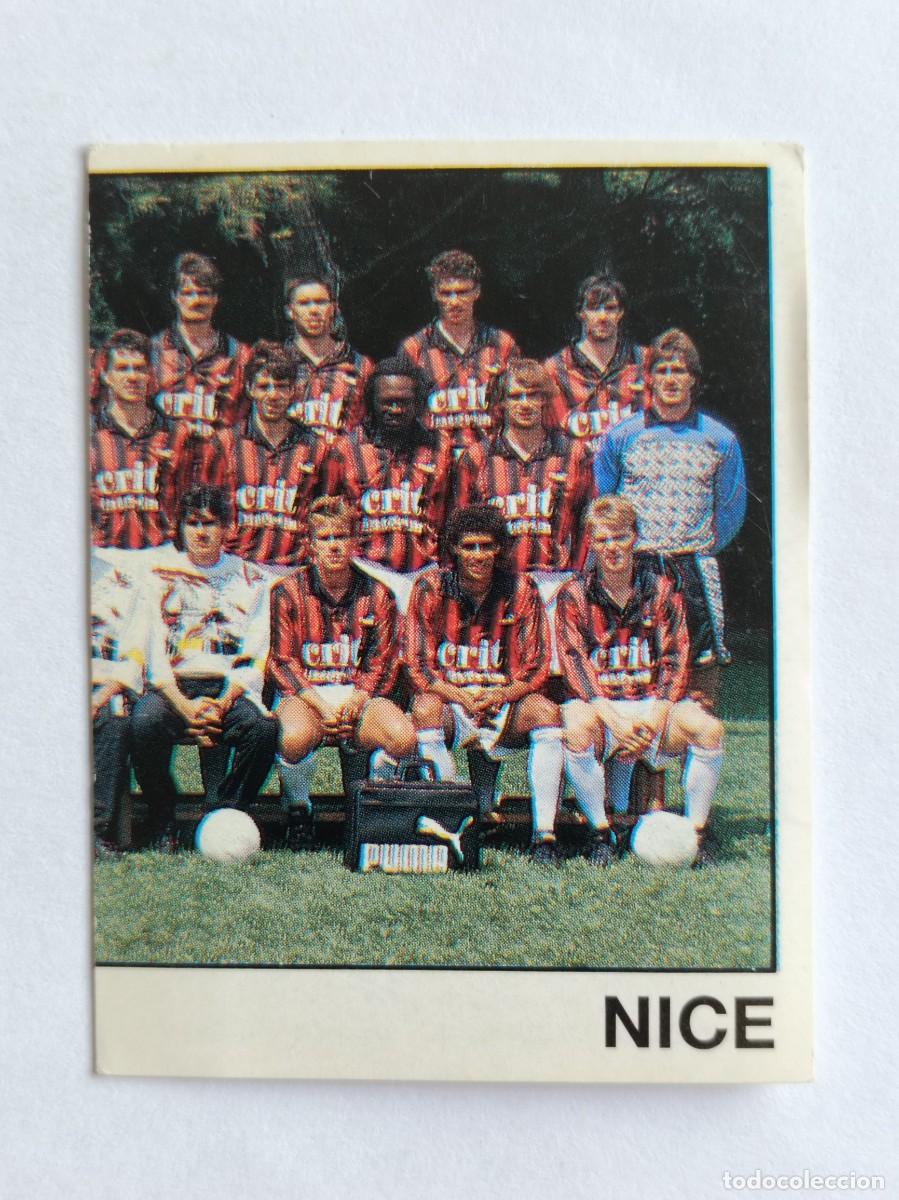 Cromos de f&uacute;tbol: #243 EQUIPO (NIZA) LIGUE 1 FOOT 90 PANINI