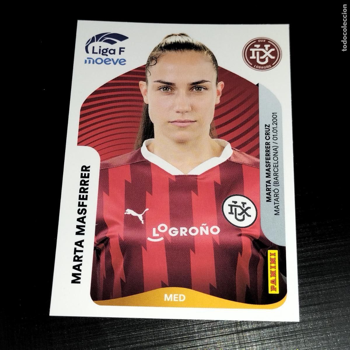 Cromos de f&uacute;tbol: 154 MARTA MASFERRER DUX LOGRO&Ntilde;O CROMOS LIGA F MOEVE FEMENINA PANINI 2025 2026 25 26
