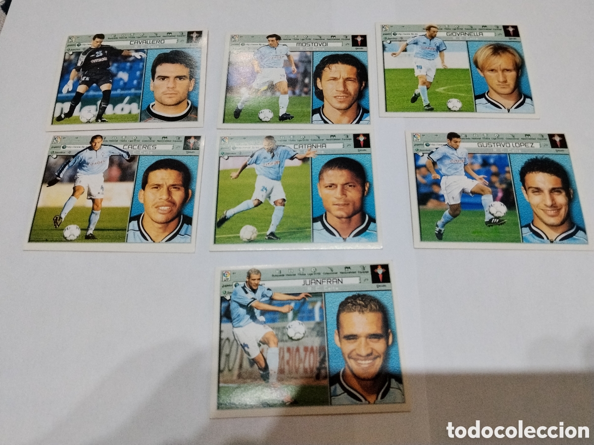 Cromos de f&uacute;tbol: Celta de Vigo / 2001-2002 / Colecciones este