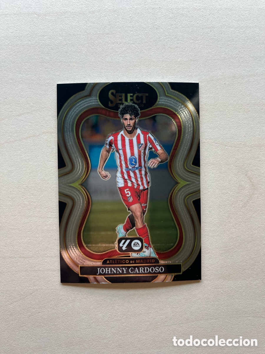 Cromos de f&uacute;tbol: Johnny Cardoso Select La Liga 2025-26 - Atl&eacute;tico de Madrid