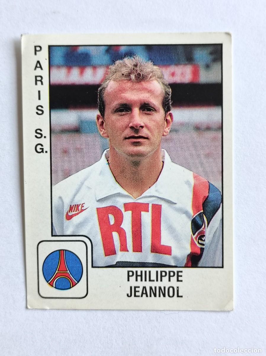 Football Stickers: #258 PHILIPPE JEANNOL (PARIS SAINT-GERMAIN) LIGUE 1 FOOT 90 PANINI