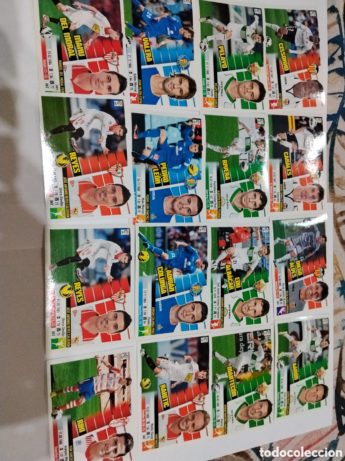 Cromos de f&uacute;tbol: Lote 26 Cromos 2011-2012 colecciones este