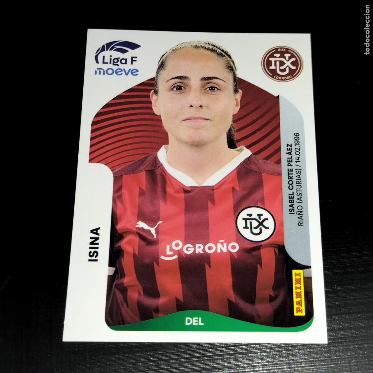 Cromos de f&uacute;tbol: 159 ISINA DUX LOGRO&Ntilde;O CROMOS LIGA F MOEVE FEMENINA PANINI 2025 2026 25 26