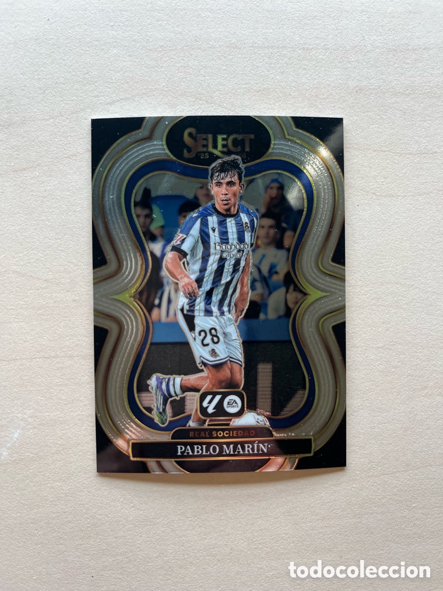 Cromos de f&uacute;tbol: Pablo Mar&iacute;n Select La Liga 2025-26 - Real Sociedad