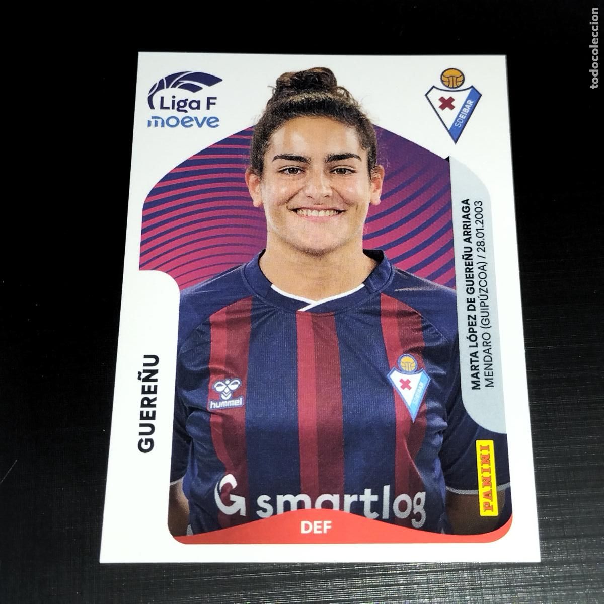 Cromos de f&uacute;tbol: 166 B GUERE&Ntilde;U SD EIBAR CROMOS LIGA F MOEVE FEMENINA PANINI 2025 2026 25 26
