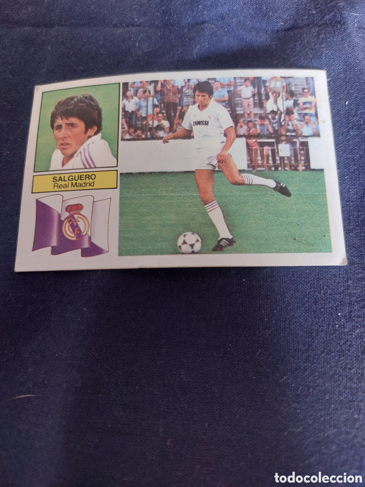 Cromos de f&uacute;tbol: Salguero coloca real madrid 82/83