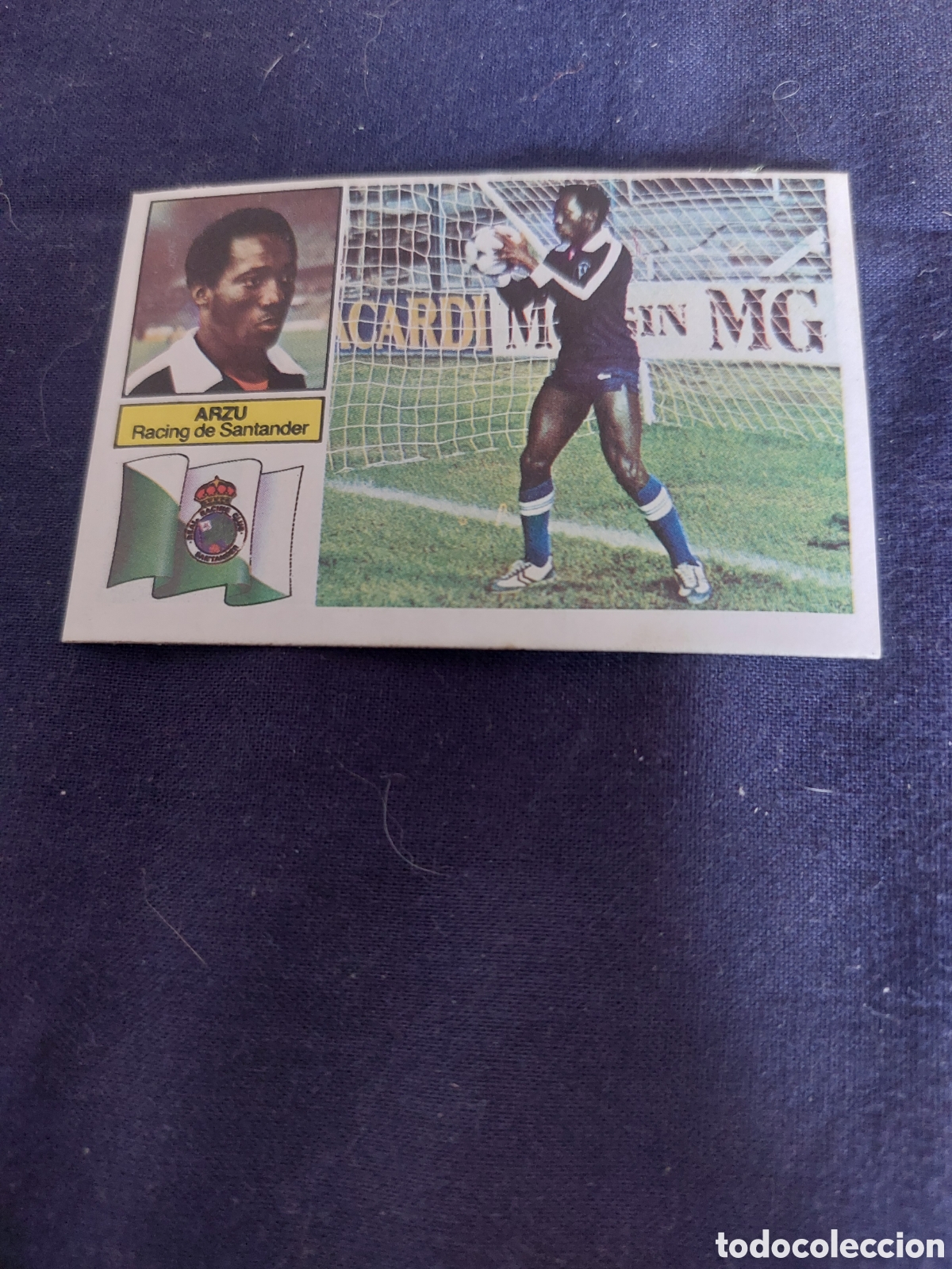 Cromos de f&uacute;tbol: Arzu coloca racing santander 82/83