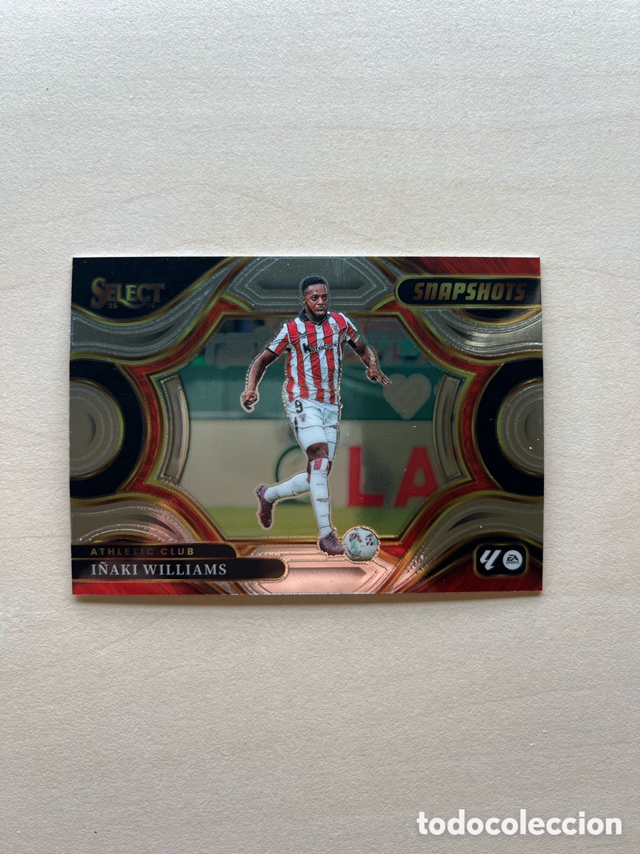 Cromos de f&uacute;tbol: I&ntilde;aki Williams Snapshots Select La Liga 2025-26 - Athletic Club