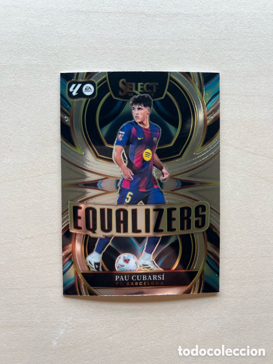 Cromos de f&uacute;tbol: Pau Cubars&iacute; Equalizers Select La Liga 2025-26 - FC Barcelona