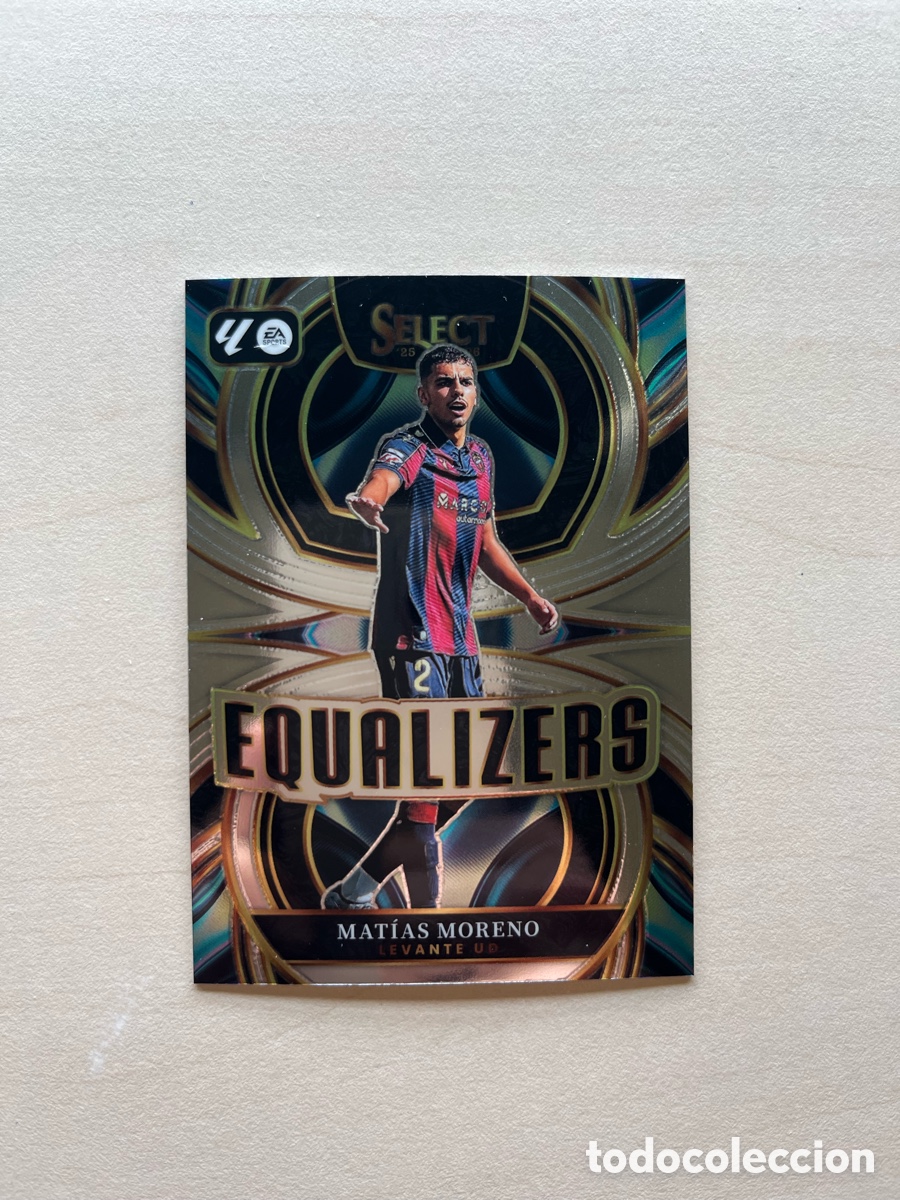 Cromos de f&uacute;tbol: Mat&iacute;as Moreno Equalizers Select La Liga 2025-26 - Levante