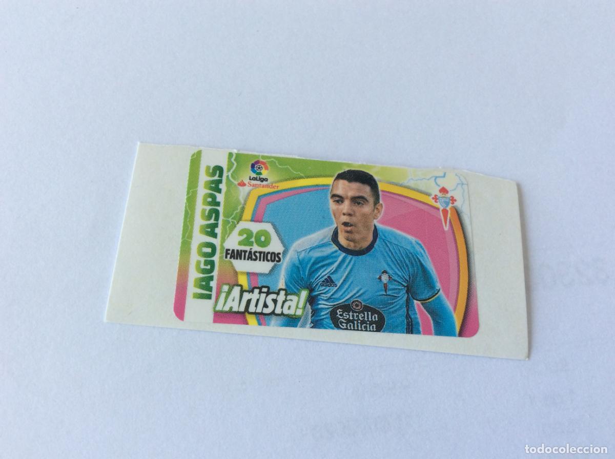 Cromos de f&uacute;tbol: 20 Fant&aacute;sticos Iago Aspas Celta Vigo Chicle Liga Este 2017 2018 17 18 Panini