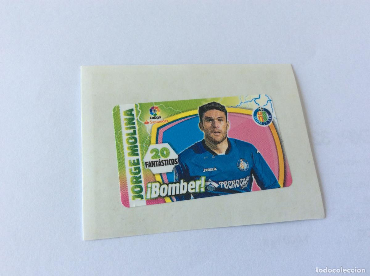 Cromos de f&uacute;tbol: 20 Fant&aacute;sticos Jorge Molina Getafe Chicle Liga Este 2017 2018 17 18 Panini