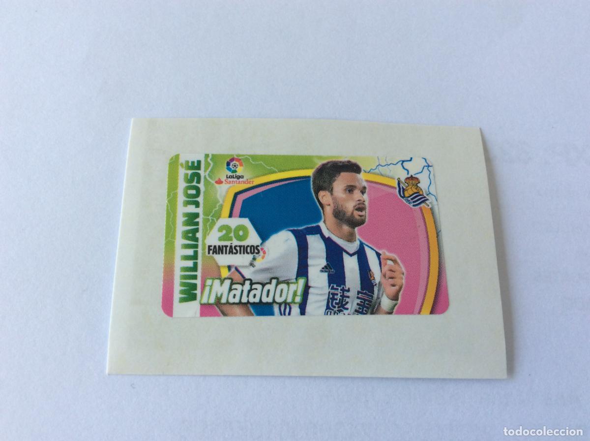 Cromos de f&uacute;tbol: 20 Fant&aacute;sticos William Jos&eacute; Real Sociedad Chicle Liga Este 2017 2018 17 18 Panini