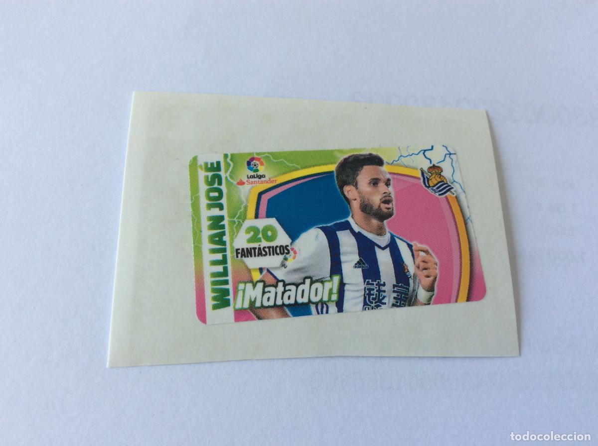 Cromos de f&uacute;tbol: 20 Fant&aacute;sticos William Jos&eacute; Real Sociedad Chicle Liga Este 2017 2018 17 18 Panini
