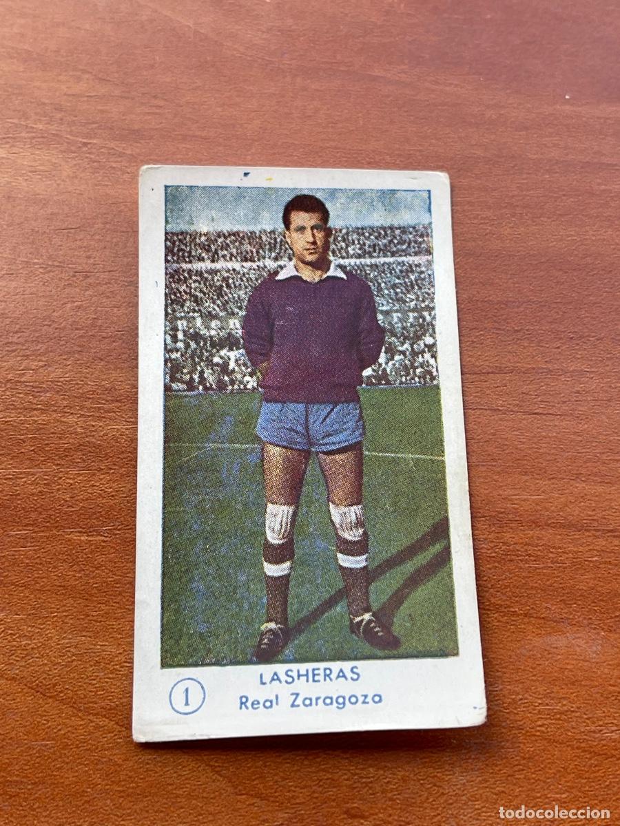 Cromos de f&uacute;tbol: Las Heras 1 ZARAGOZA Gr&aacute;ficas Bachende liga 1957 1958 sin pegar
