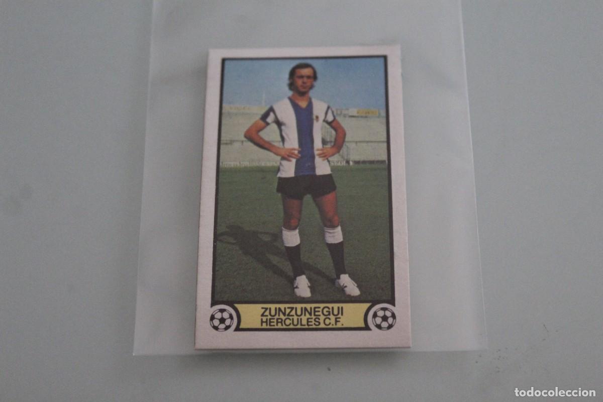 Cromos de f&uacute;tbol: ESTE 79 80 ZUNZUN&Eacute;GUI FICHAJE N&ordm; 27 RECUPERADO DE &Aacute;LBUM