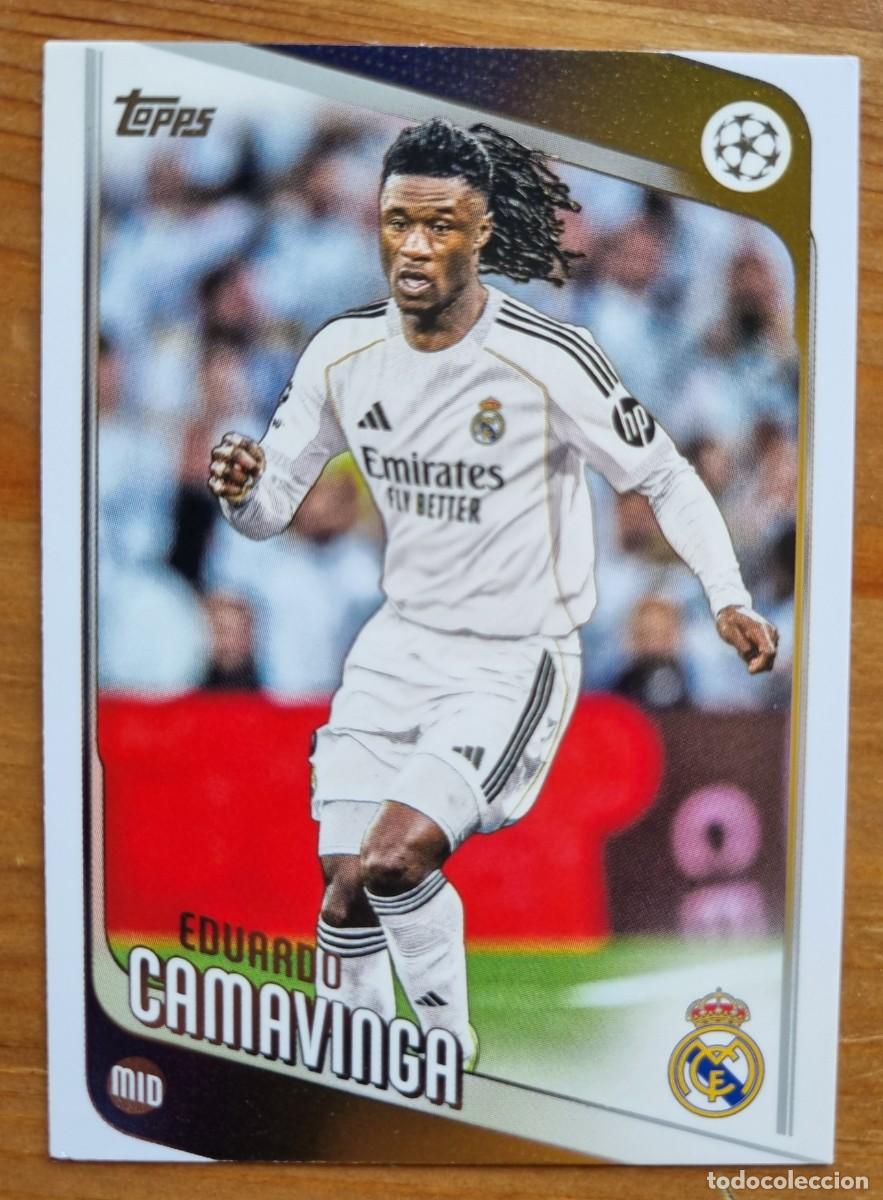 Cromos de f&uacute;tbol: Eduardo CAMAVINGA (Real Madrid CF). Topps UEFA Clubs Competition Flagship 2025 2026 25 26