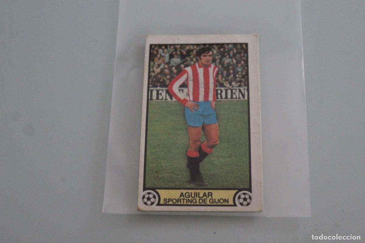 Cromos de f&uacute;tbol: ESTE 79 80 AGUILAR FICHAJE N&ordm; 28 RECUPERADO DE &Aacute;LBUM