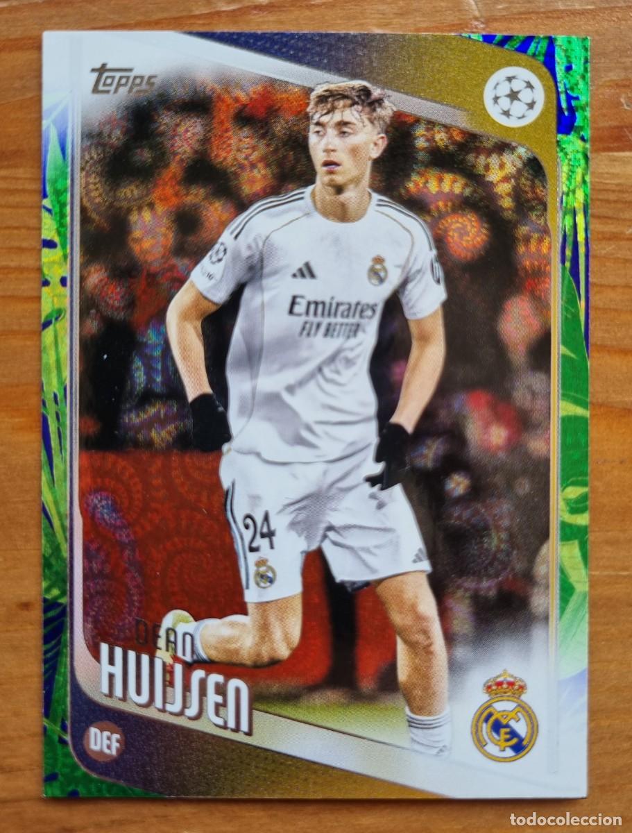 Cromos de f&uacute;tbol: 39 Dean HUIJSEN (Real Madrid CF) CARNAVAL. Topps UEFA Clubs Competition Flagship 2025 2026 25 26