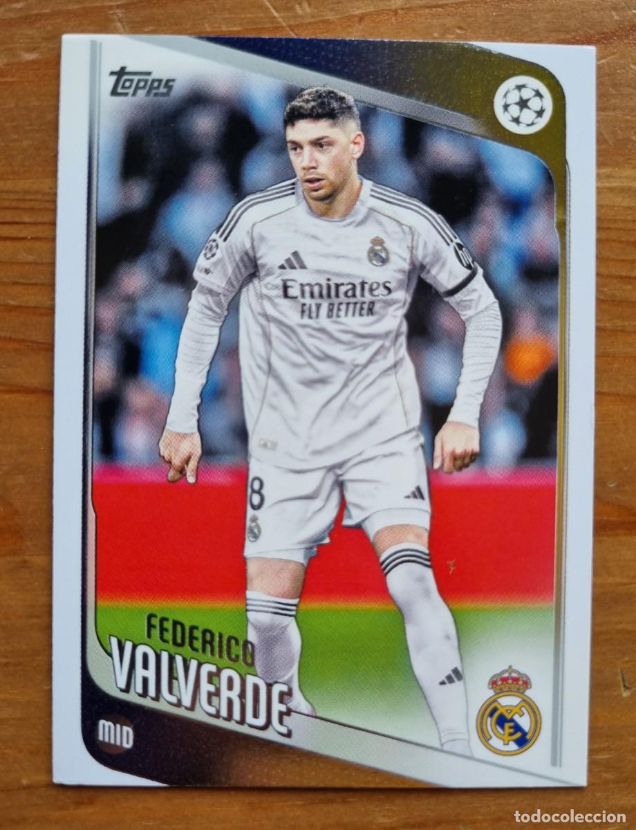 Cromos de f&uacute;tbol: 65 Federico VALVERDE (Real Madrid CF). Topps UEFA Clubs Competition Flagship 2025 2026 25 26