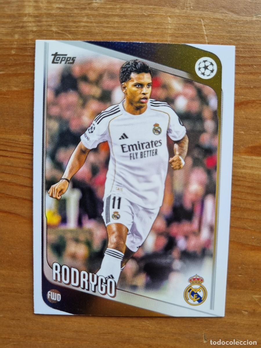 Cromos de f&uacute;tbol: 102 RODRYGO (Real Madrid CF). Topps UEFA Clubs Competition Flagship 2025 2026 25 26
