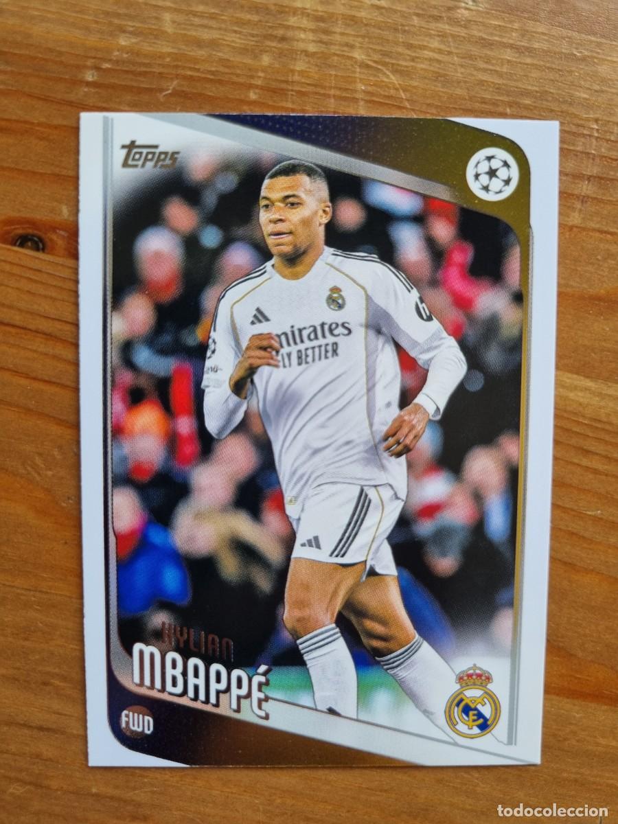 Cromos de f&uacute;tbol: 112 Kylian MBAPP&Eacute; (Real Madrid CF). Topps UEFA Clubs Competition Flagship 2025 2026 25 26