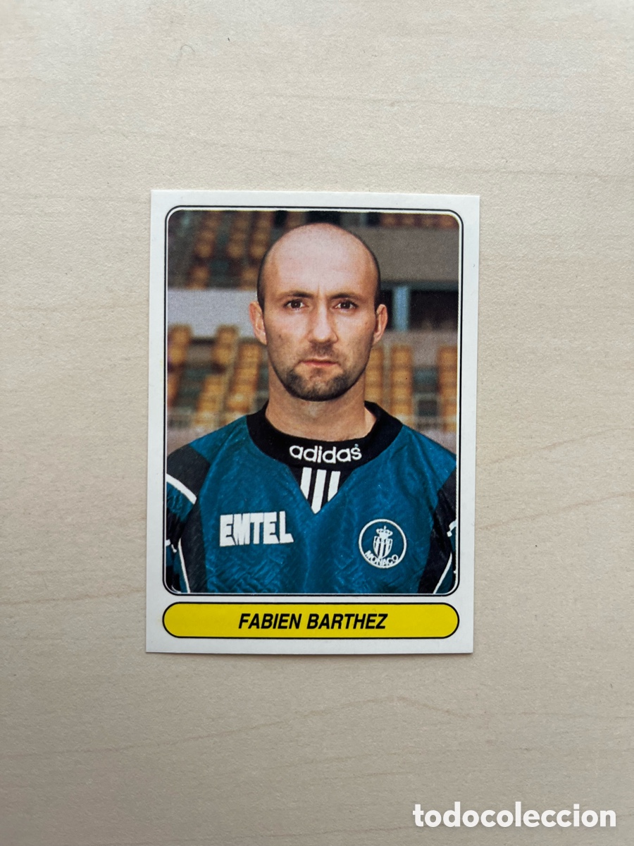 Cromos de f&uacute;tbol: Fabien Barthez #2 European Stars 1996-97