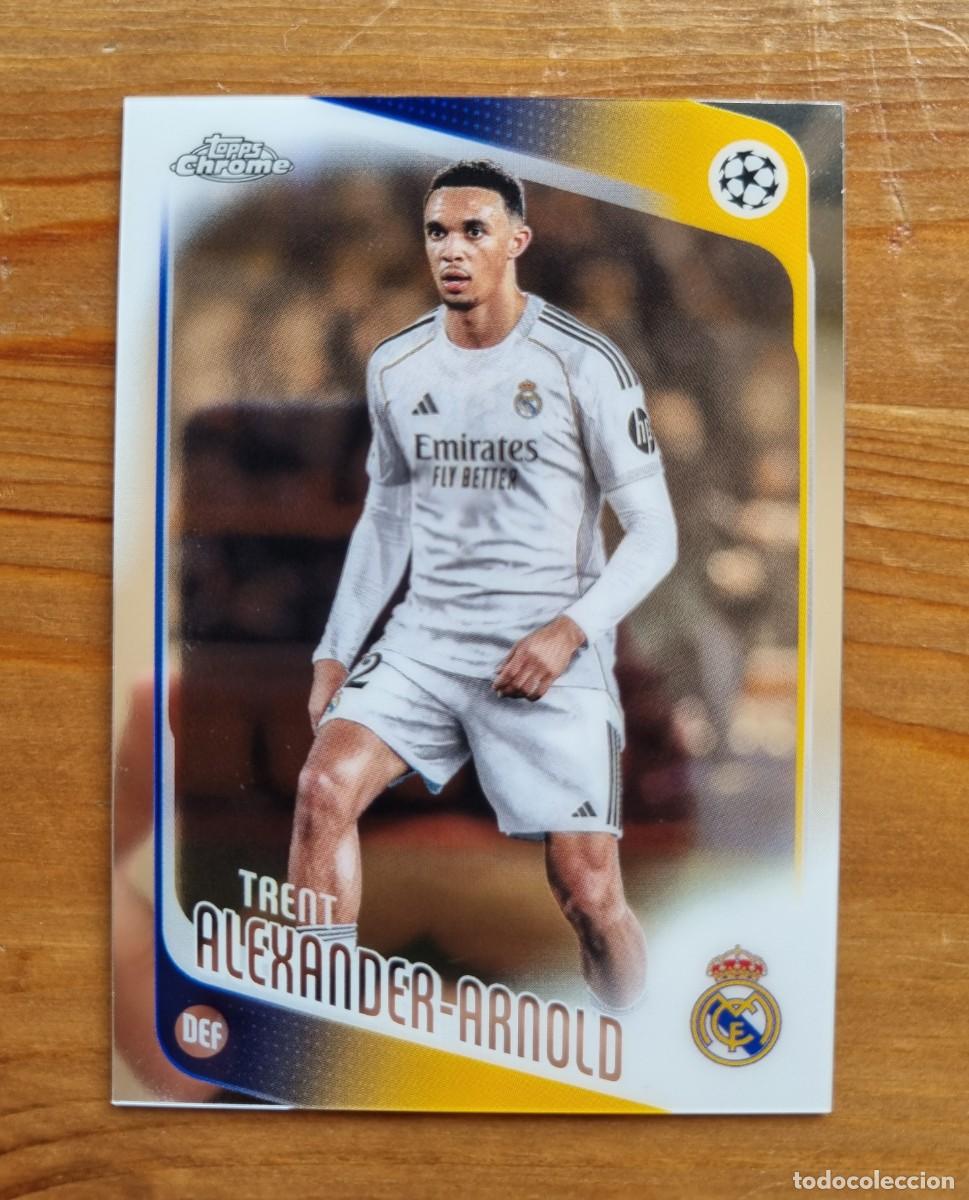 Cromos de f&uacute;tbol: 141 ALEXANDER-ARNOLD (Real Madrid CF) CHROME. Topps UEFA Clubs Competition Flagship 2025 2026 25 26