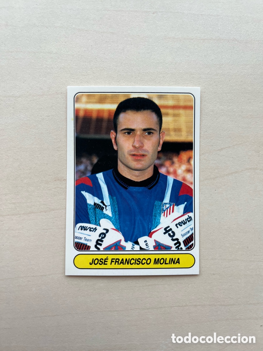 Cromos de f&uacute;tbol: Molina #9 Panini European Stars 1996-97 - Atl&eacute;tico de Madrid