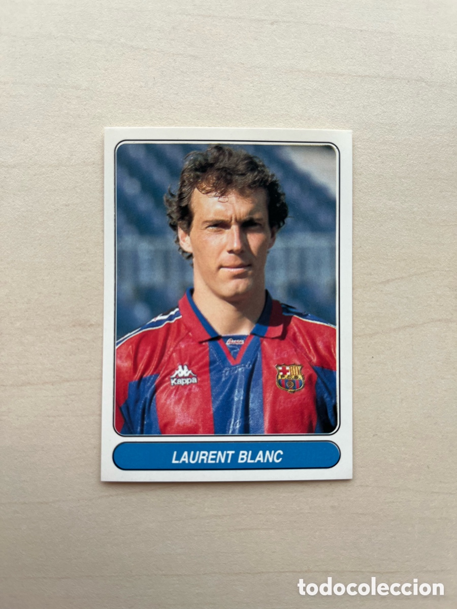 Cromos de f&uacute;tbol: Laurent Blanc #23 Panini European Stars 1996-97 - FC Barcelona